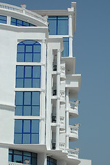 Image showing Hotel balcony