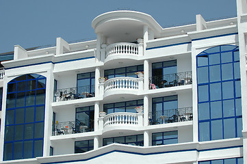 Image showing Hotel balcony