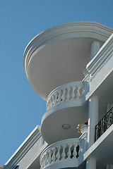 Image showing Hotel balcony