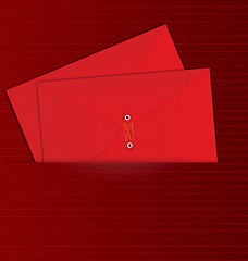 Image showing Red envelope in the pocket 