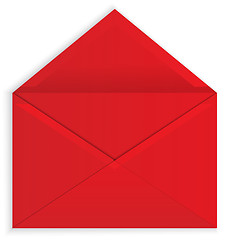 Image showing Red envelope open 