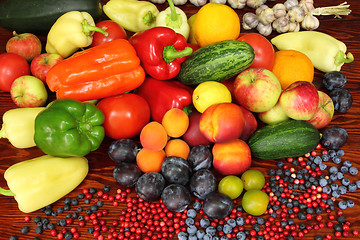 Image showing Fruits and vegetables