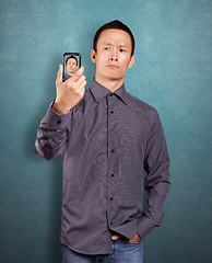 Image showing Asian Man Making An Avatar