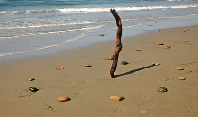 Image showing Beach Sundial