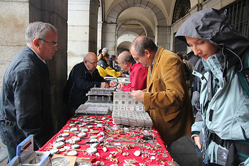 Image showing Madrid collectibles market