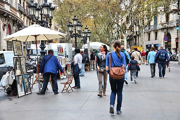 Image showing Barcelona - Ramblas