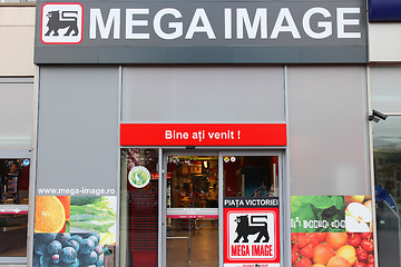 Image showing Mega Image supermarket