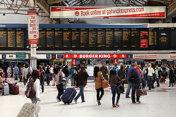 Image showing Victoria Station, London