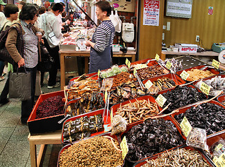 Image showing Nishiki market, Kyoto