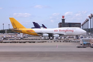 Image showing DHL Boeing 747