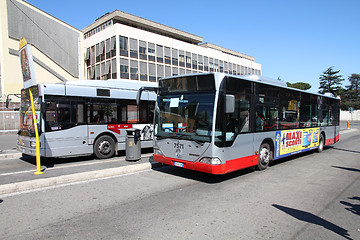 Image showing Mercedes bus in Rome