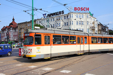 Image showing City tram in Poznan