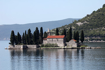 Image showing Church of St George, Perast, Bay of Kotor, Montenegro