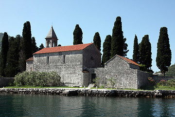 Image showing Church of St George, Perast, Bay of Kotor, Montenegro