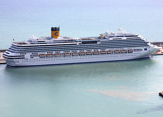 Image showing Costa Concordia cruise ship