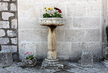 Image showing Fragment of Our Lady of the Rock church in Perast, Montenegro