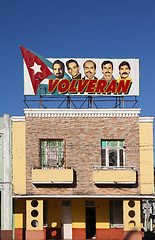 Image showing Political propaganda in Cuba