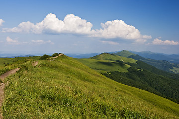 Image showing Green mountains