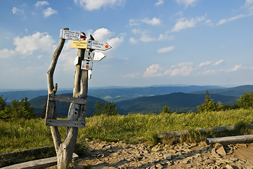 Image showing Trail signpost