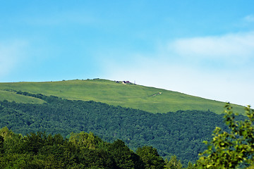 Image showing Mountain meadows at the top