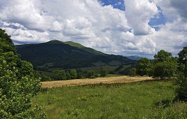 Image showing Green mountain Bieszczady