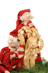 Image showing Santa lovers