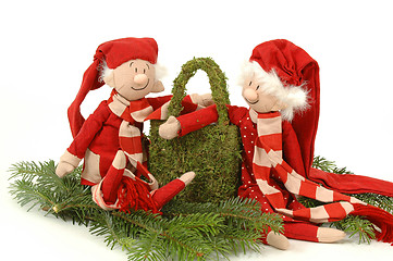 Image showing Santa couple