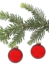 Image showing Christmas balls