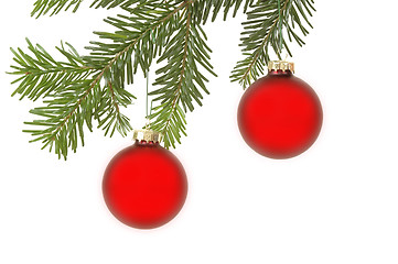 Image showing Christmas balls