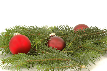 Image showing Christmas balls