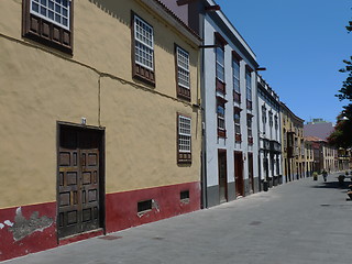 Image showing street at la laguna, tenerife
