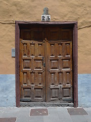 Image showing old door at la laguna