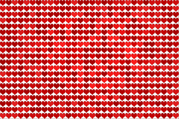 Image showing tiled hearts pattern