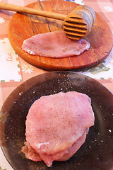 Image showing Process of cooking of chops