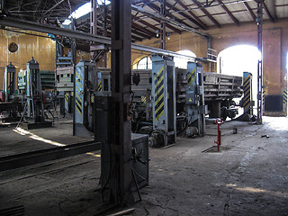 Image showing Industrial building with machine tools