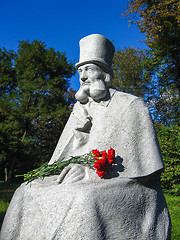 Image showing Monument to Ukranian fabulist Glibov