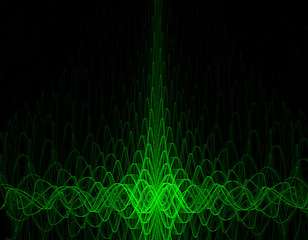 Image showing oscillograph background