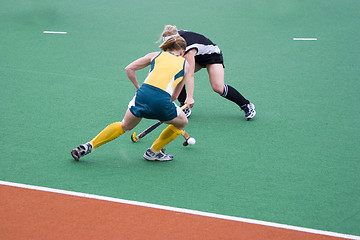 Image showing Field Hockey Players