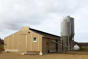 Image showing grain silos