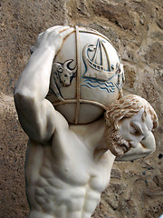 Image showing Atlas Statue