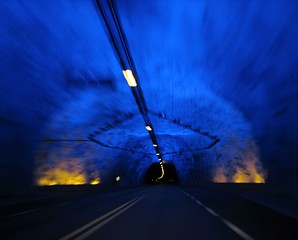 Image showing The Laerdal Tunnel