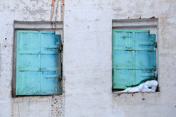 Image showing Two Windows in Medieval Convent