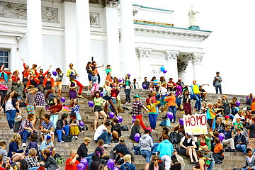 Image showing Helsinki Pride gay parade