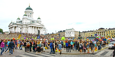 Image showing Helsinki Pride gay parade