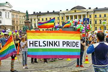 Image showing Helsinki Pride gay parade