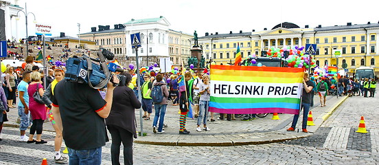 Image showing Helsinki Pride gay parade