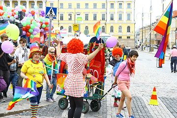 Image showing Helsinki Pride gay parade