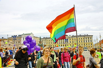 Image showing Helsinki Pride gay parade