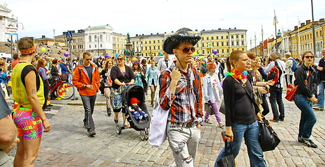 Image showing Helsinki Pride gay parade