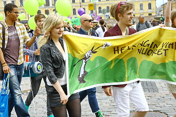 Image showing Helsinki Pride gay parade